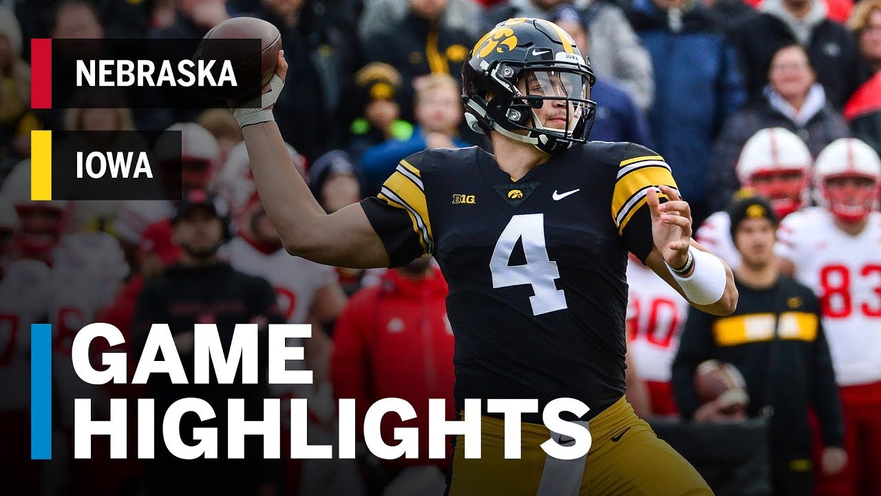 Halftime notes 2018 Nebraska Iowa football November 23, 2018