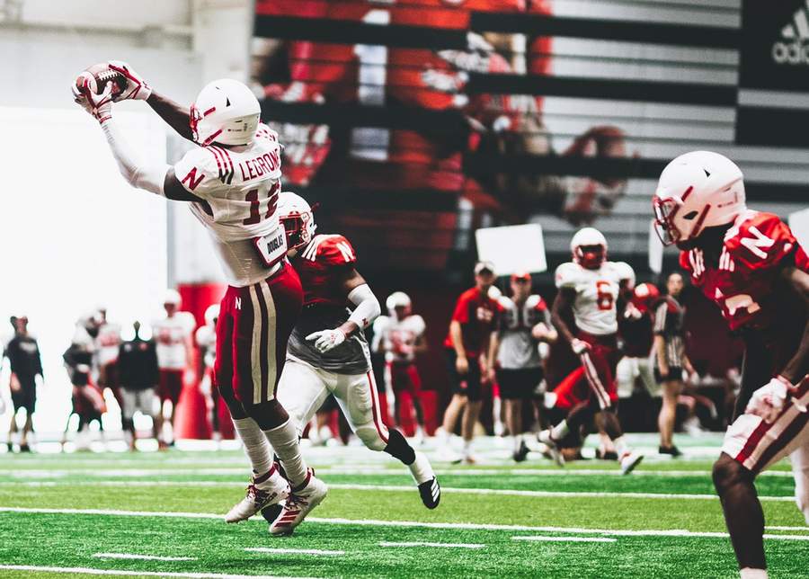 2019 Nebraska football fall camp practice No. 8 | August ...