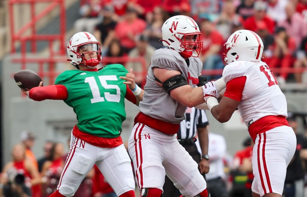 2024 Nebraska football RedWhite spring game HuskerMax